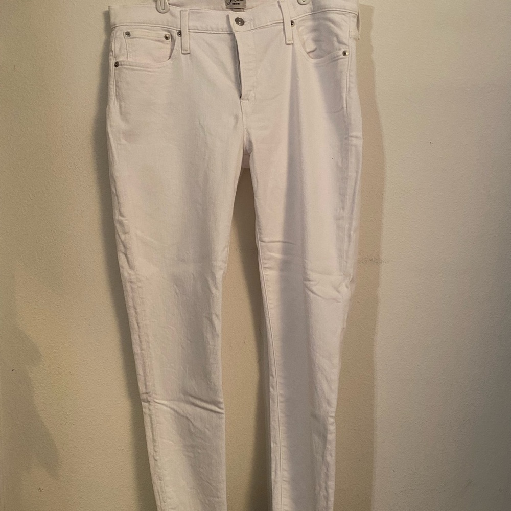 J. Crew Women's Crisp White Skinny Jeans